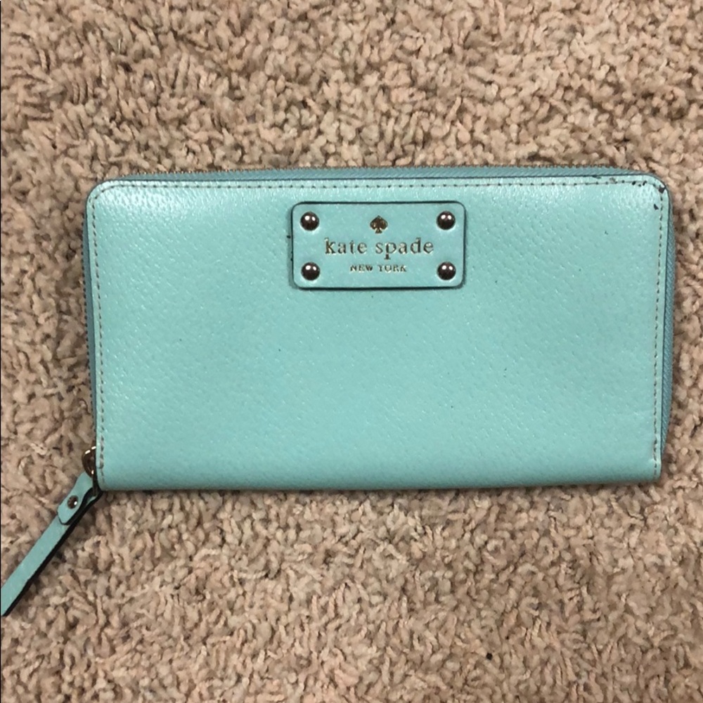 Blue Kate spade wallet